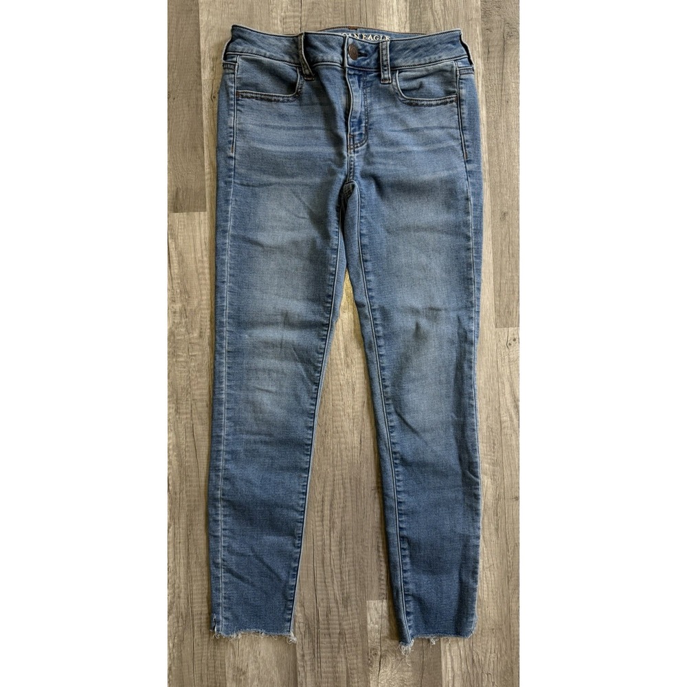 American Eagle Outfitters Womens Blue  Skinny & Jegging Jeans Size 2 Lot Of 2 - Picture 11 of 16